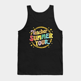 Teacher The Freedom Tour 2024 Summer Last Day of School Tank Top